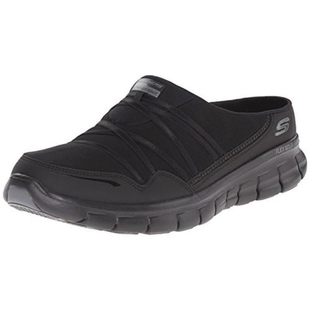 NWT Skechers Women’s Synergy - Air Streamer Black Athletic Shoes Sneakers - Picture 7 of 8